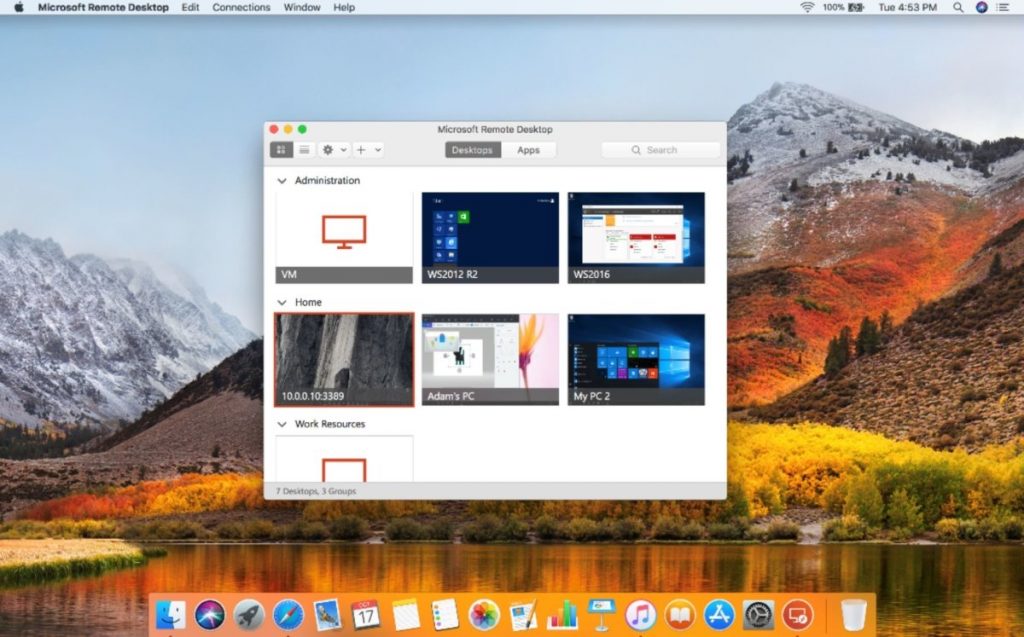 ورود به سرور مجازی ویندوز از طریق MacOS