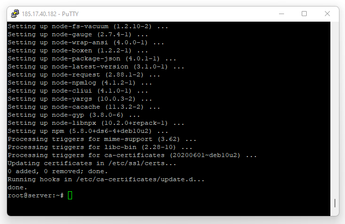 نصب Node.JS و NPM در Debian 10 و Ubuntu 20