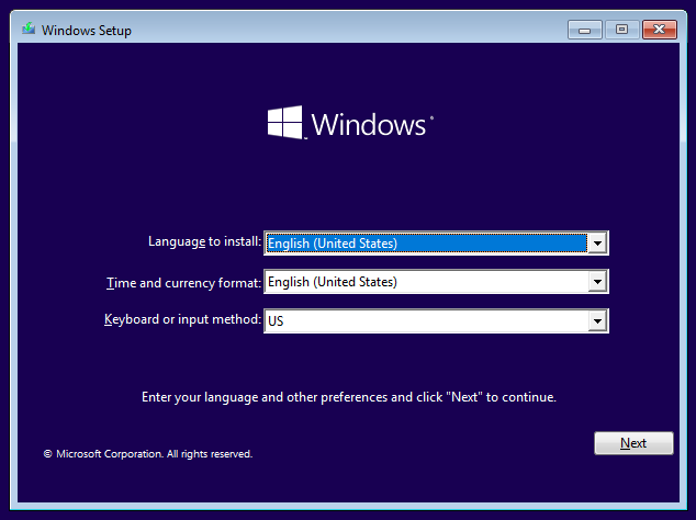 Windows 10'u flaşla yükleme adımları