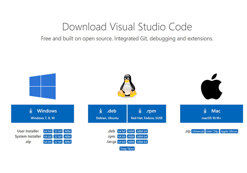دانلود نرم افزار Visual Studio Code برای وصل شدن به سرور مجازی لینوکس