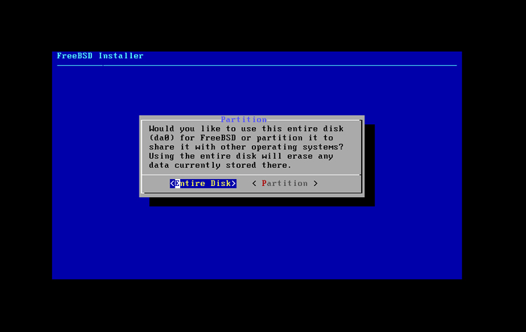 نصب FreeBSD