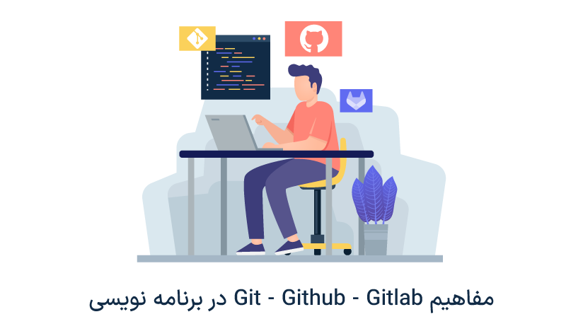  آشنایی با مفاهیم Git - Github - Gitlab در برنامه نویسی