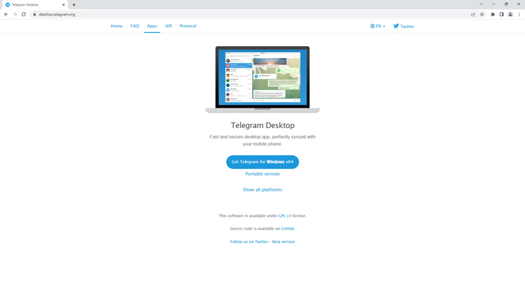 نصب تلگرام روی سرور مجازی ویندوز