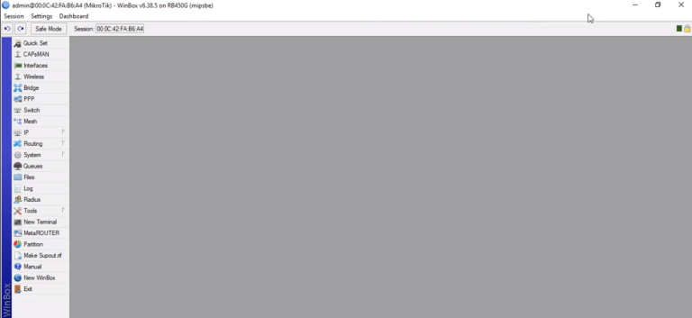 » آشنایی با نرم افزار Winbox و معرفی قسمت های مختلف آن