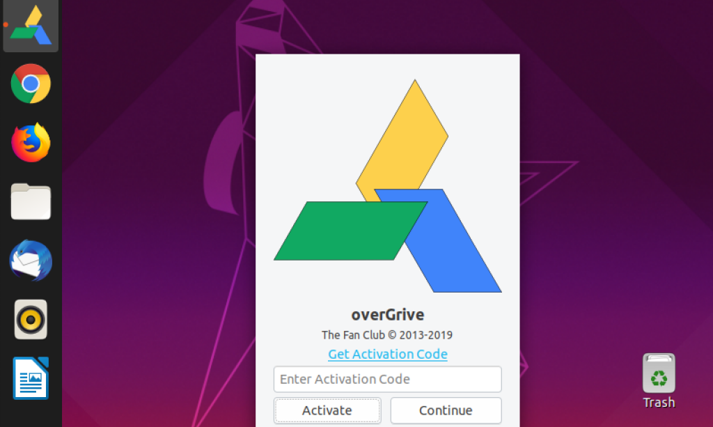 overgrive برای استفاده از Google Drive در لینوکس