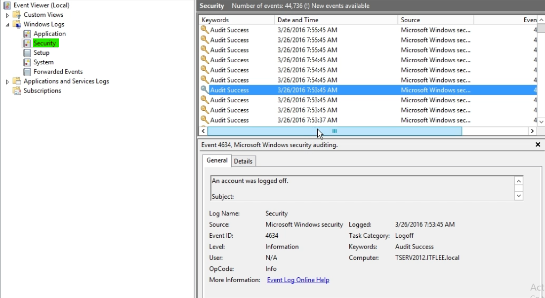 لاگ فایل سرور چیست؟ لاگ های اصلی سرور لینوکس و ویندوز