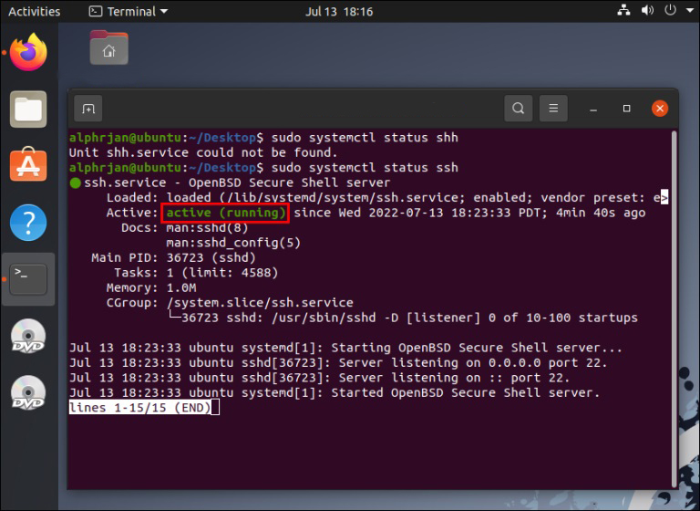 نحوه راه اندازی یک سرور SSH در لینوکس