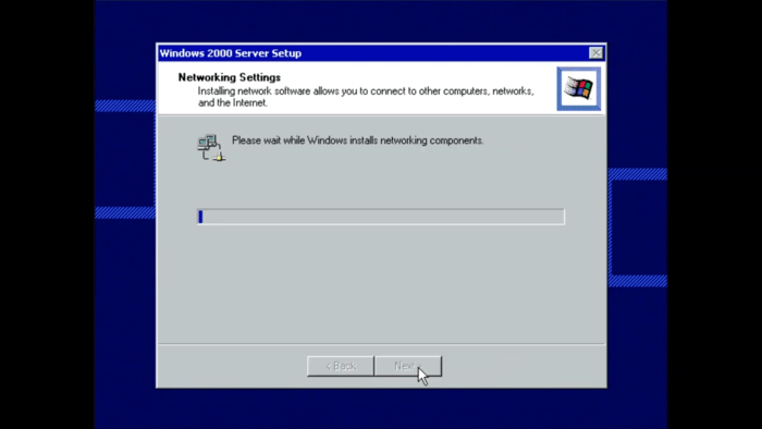 نصب ویندوز سرور 2000