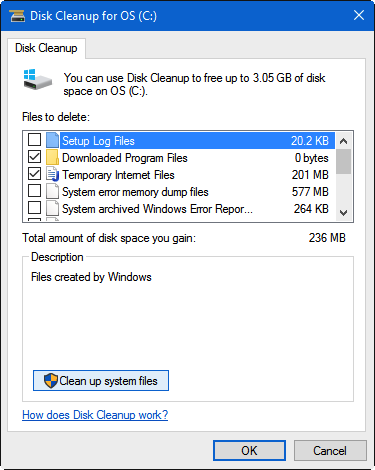 استفاده از ابزار Disk Cleanup برا افزایش سرعت کپی کردن فایل ها در ویندوز