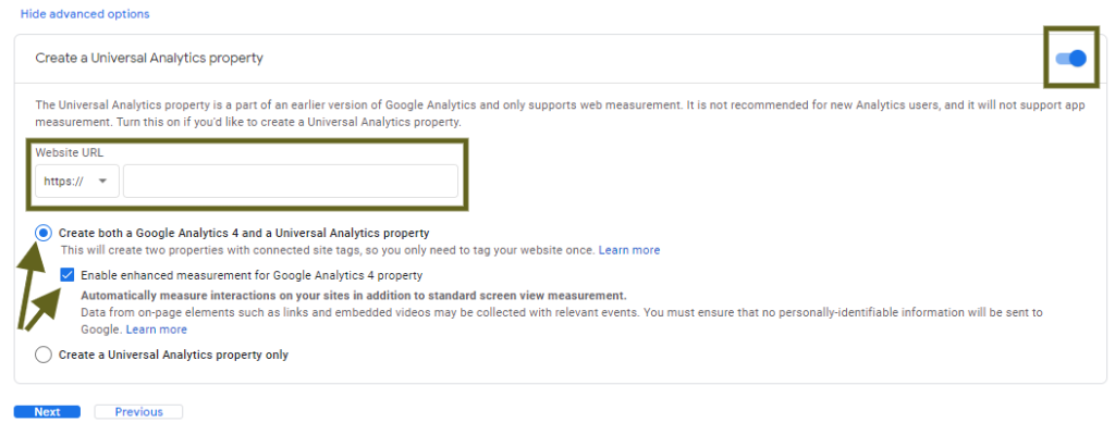 حساب کاربری جدید Google Analytics و GA4 Property