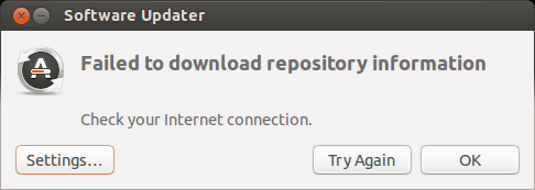 خطای 0: Failed to download repository information