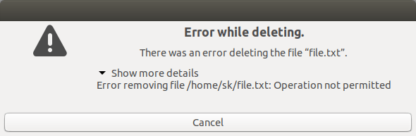 جلوگیری از حذف تصادفی فایل ها در لینوکس