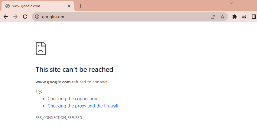 سایت گوگل غیر قابل دسترس شد