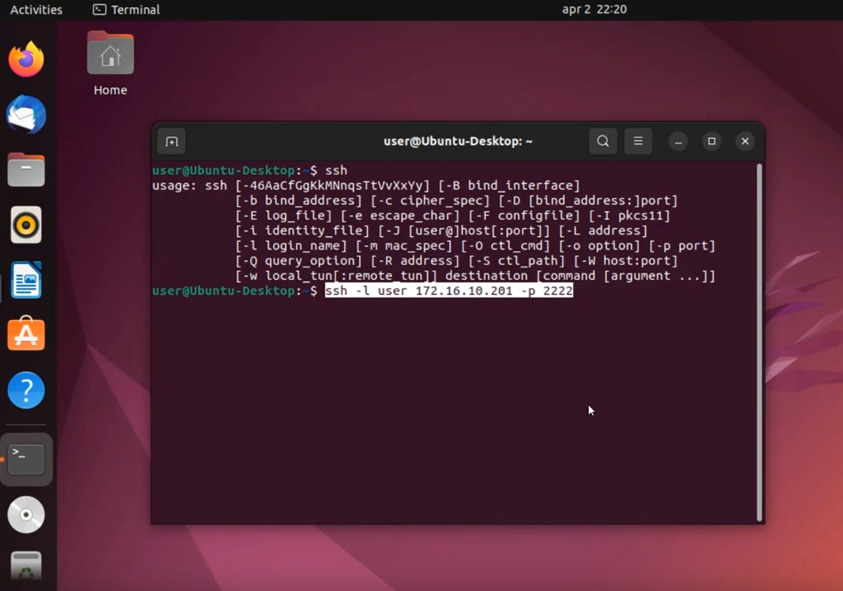 Linux ortamında terminal üzerinden SSH kurulumu