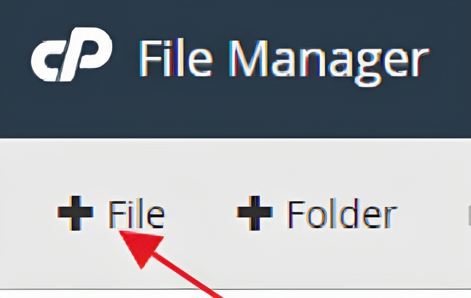 کلیک روی +file برای ایجاد فایل php.ini