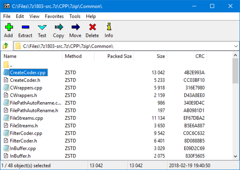 قفل کردن فایل ها و پوشه های در ویندوز با 7zip