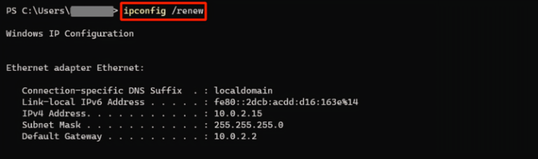 راهنمای کامل استفاده از دستور ipconfig در ویندوز