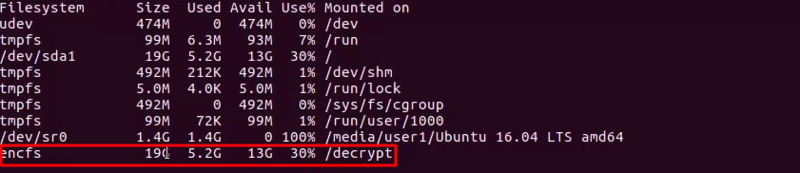 فایل سیستم مانت شده برای رمزگذاری فایل و دایرکتوری در لینوکس