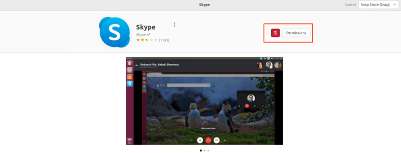 تکمیل نصب اسکایپ در لینوکس